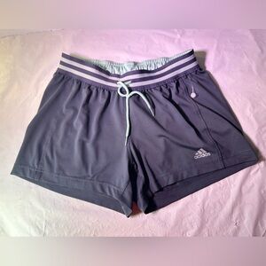 Adidas Lavender and Navy Shorts